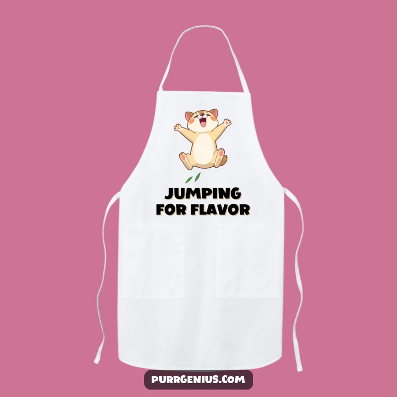 Funny Leaping Animal Apron: Cook with High-Flying Style