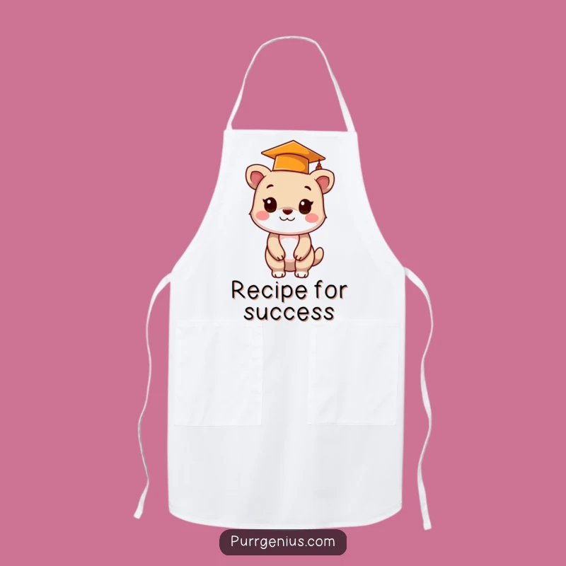 Funny Grad Animal Apron: Cook Up Success with Flair