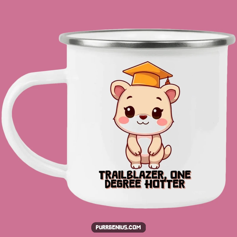 Celebrate Your Degree: Funny Grad Animal Camping Mug