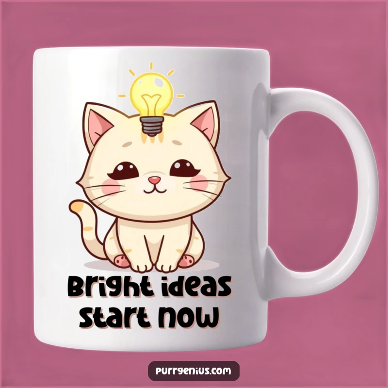 Funny Cat Lightbulb Mug: Brilliant Ideas & Coffee for Bright Minds