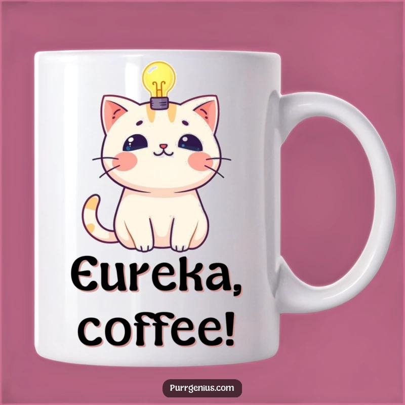 Funny Kawaii Cat Lightbulb Mug: Brilliant Ideas for Your Morning Coffee