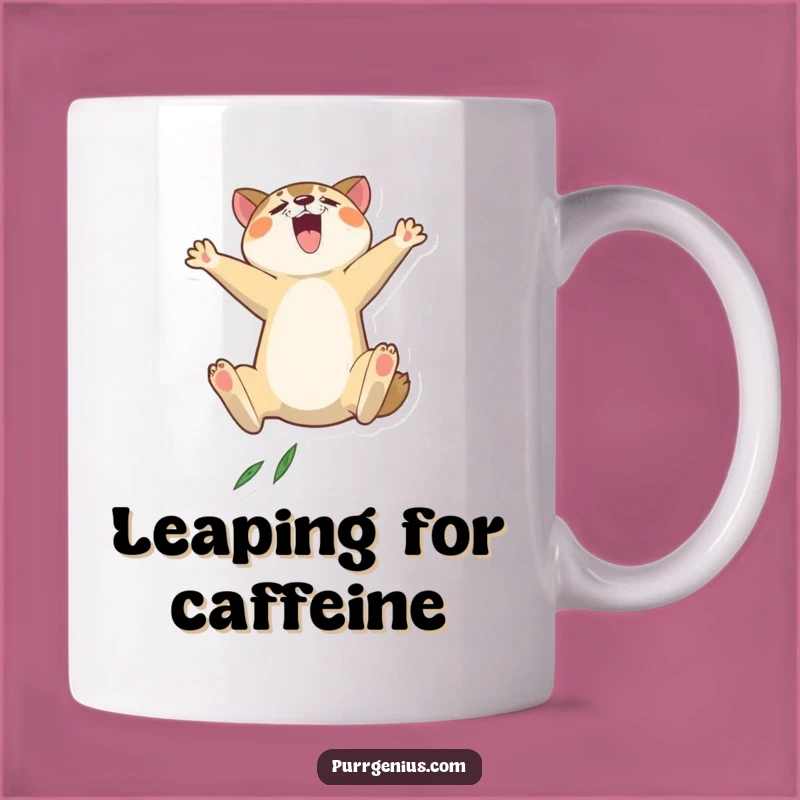 Funny Leaping Animal Mug: Jumpstart Your Day with Laughter