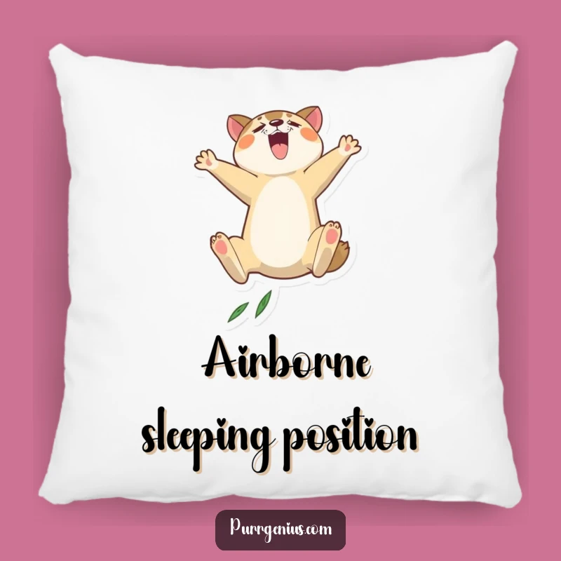 Cozy Funny Leaping Animal Pillow: Dream Big and Rest