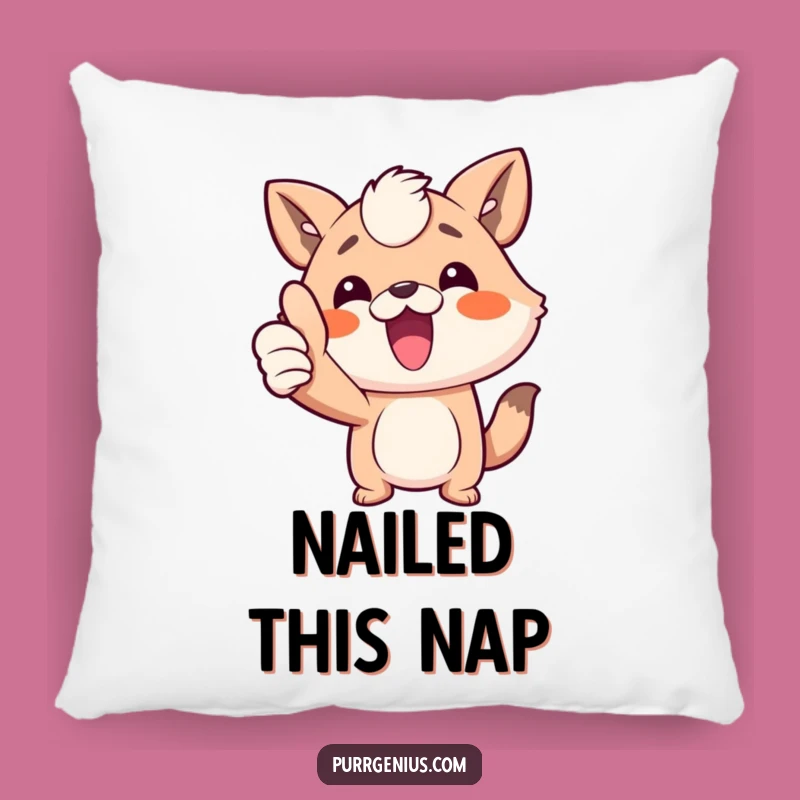 Funny Animal Thumbs Up Pillow: Snuggle Up with This Comfy & Funny Gift Accent