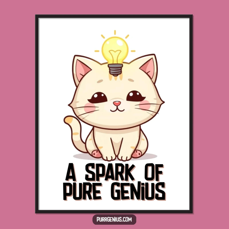 Funny Cat Lightbulb Digital Art: Brilliant Ideas for Your Walls