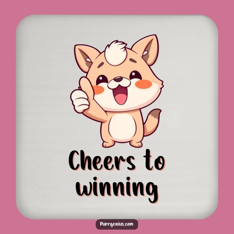 Funny Animal Thumbs Up Coasters: Protect Surfaces with This Hilarious & Funny Gift Set