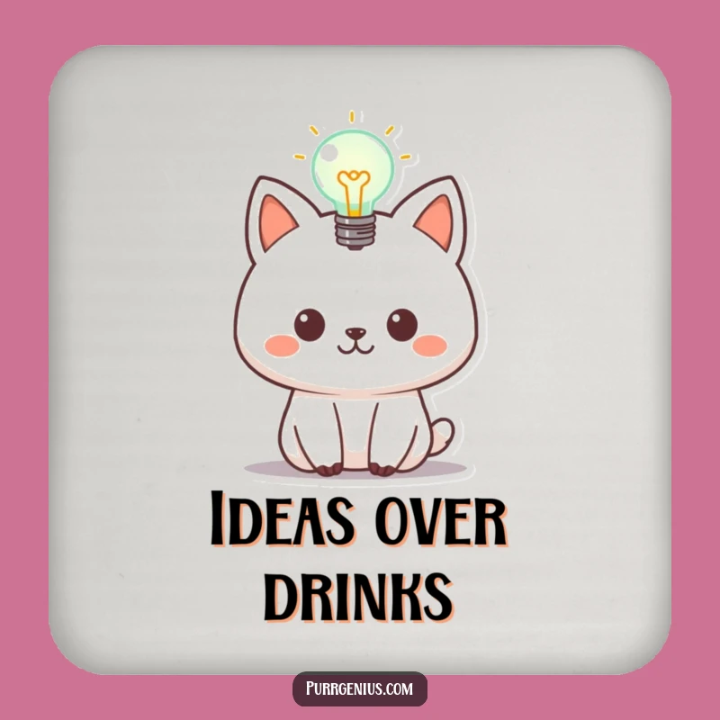 Funny Animal Lightbulb Coaster: Smart Protection for Your Table