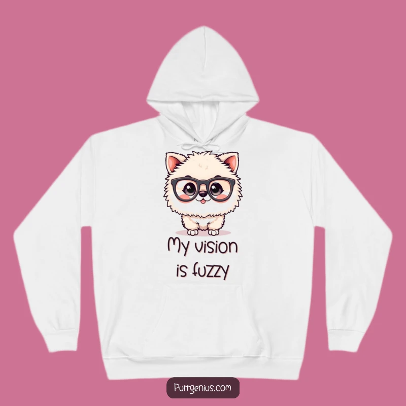 Cozy Funny Spectacled Animal Hoodie: Warmth for the Wise