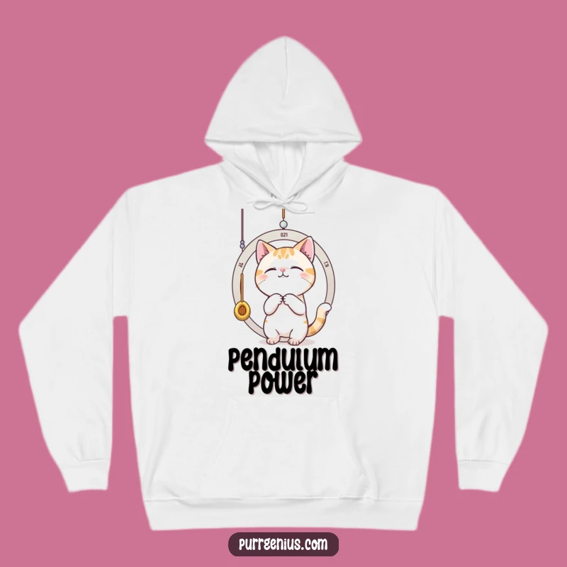 Funny Time-Traveling Cat Hoodie: Stay Cozy While Chasing Moments