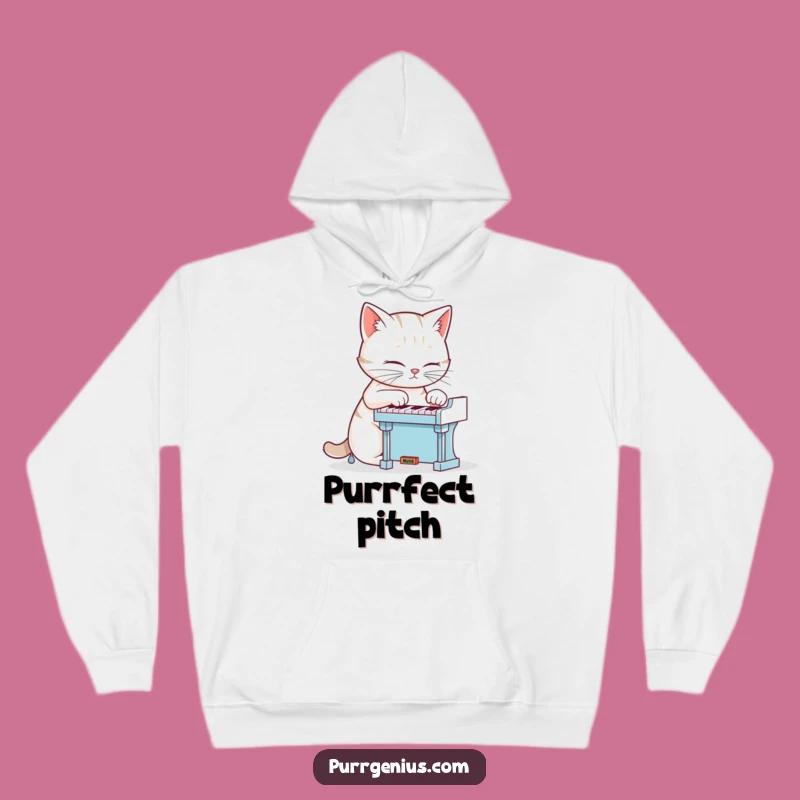 Funny Cat Pianist Hoodie: Cozy Feline Musician Sweatshirt, Ultimate Gift