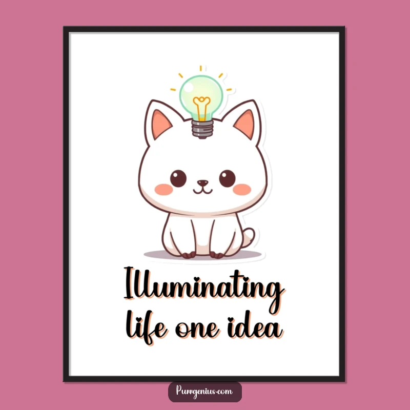 Funny Free Printable Wall Art: Bright Idea Animal Decor - Quirky Downloadable Art