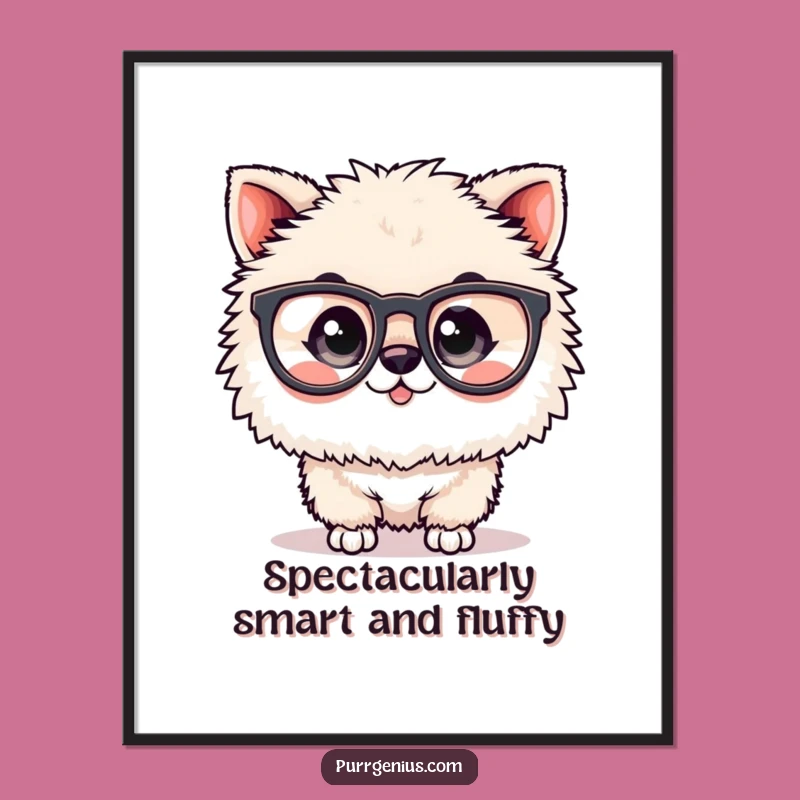 Funny Free Printable Wall Art: Wise Spectacle Animal - Quirky Downloadable Decor