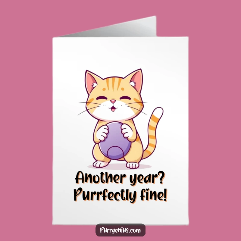 Free Printable Funny Cat Birthday Card: Clever Trickster Cat, Perfect DIY Downloadable Gift