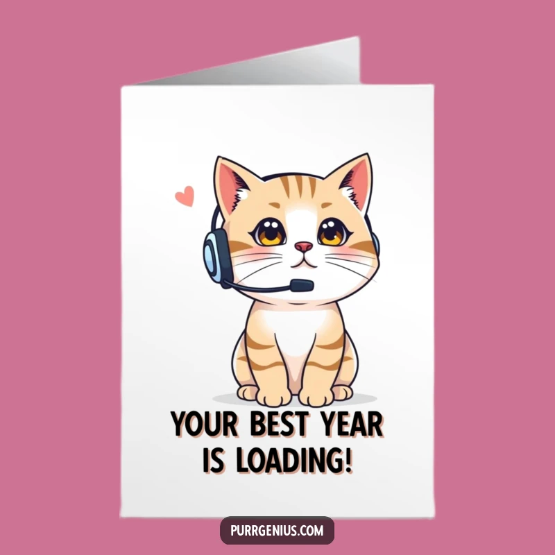 Free Printable Boss Cat Birthday Card - Funny Downloadable Gift for Leaders