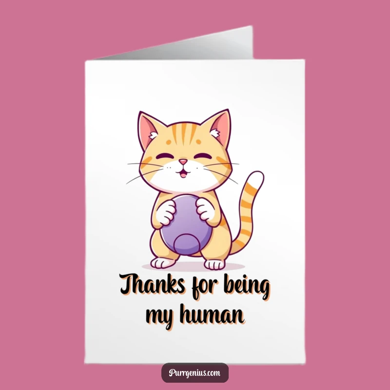 Free Printable Funny Cat Thank You Card: Trickster Cat, Adorable DIY Downloadable Gift