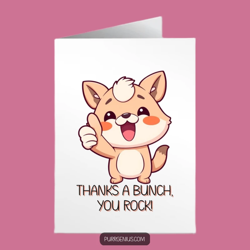 Free Printable Thank You: Animal Thumbs Up Design, Hilarious Downloadable Appreciation!