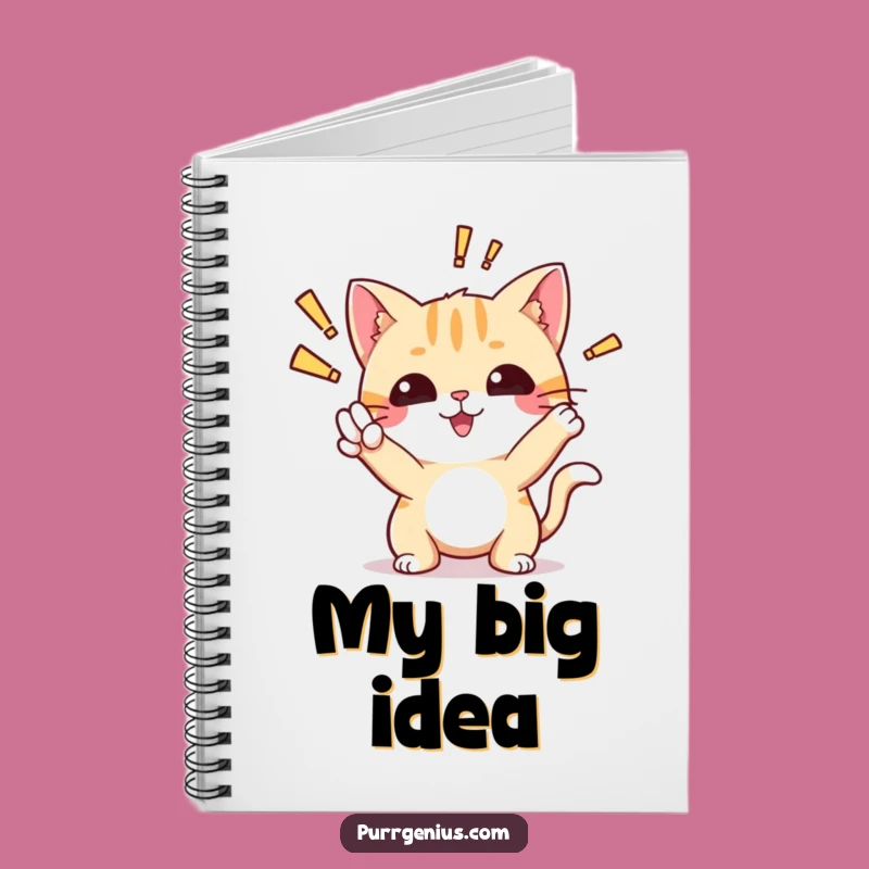 Funny Cat Discovery Notebook: Aha! Kitty Journal, Hilarious Gift for Brainstormers