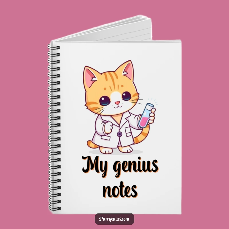 Funny Cat Scientist Notebook: Jot Down Brilliant Ideas with Feline Flair