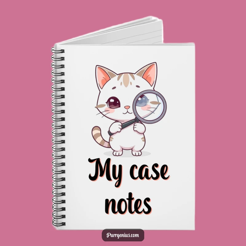 Funny Clever Cat Notebook - Jot Down Discoveries with Hilarious Feline Insight!