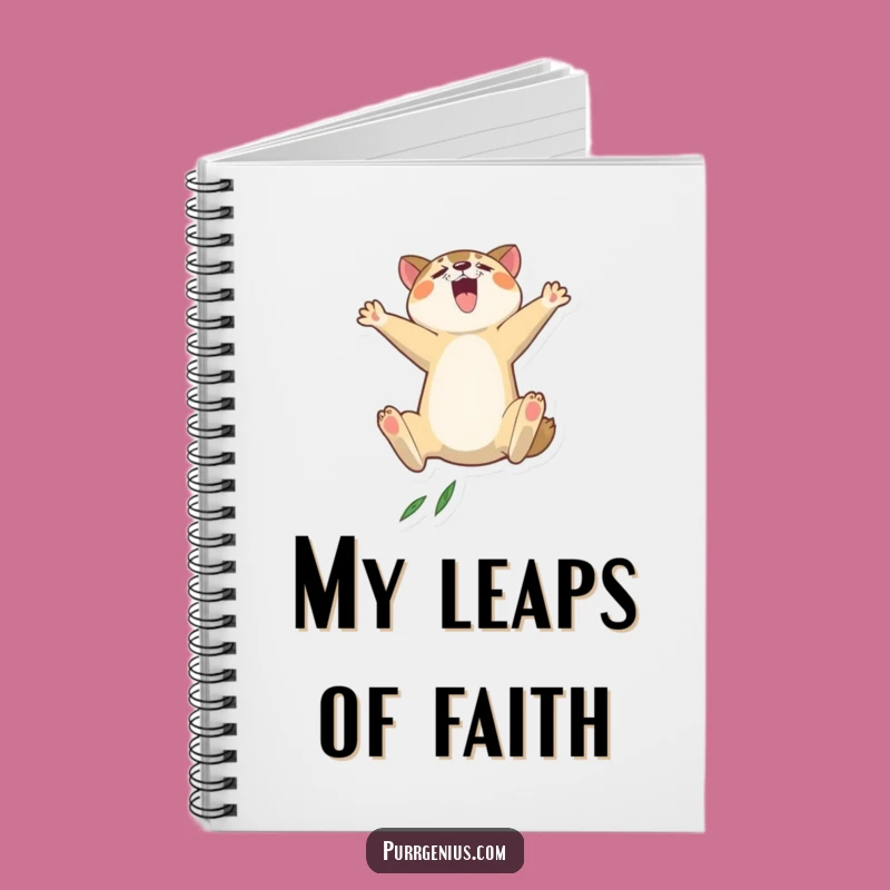 Funny Leaping Animal Notebook: Jot Down Your High Goals