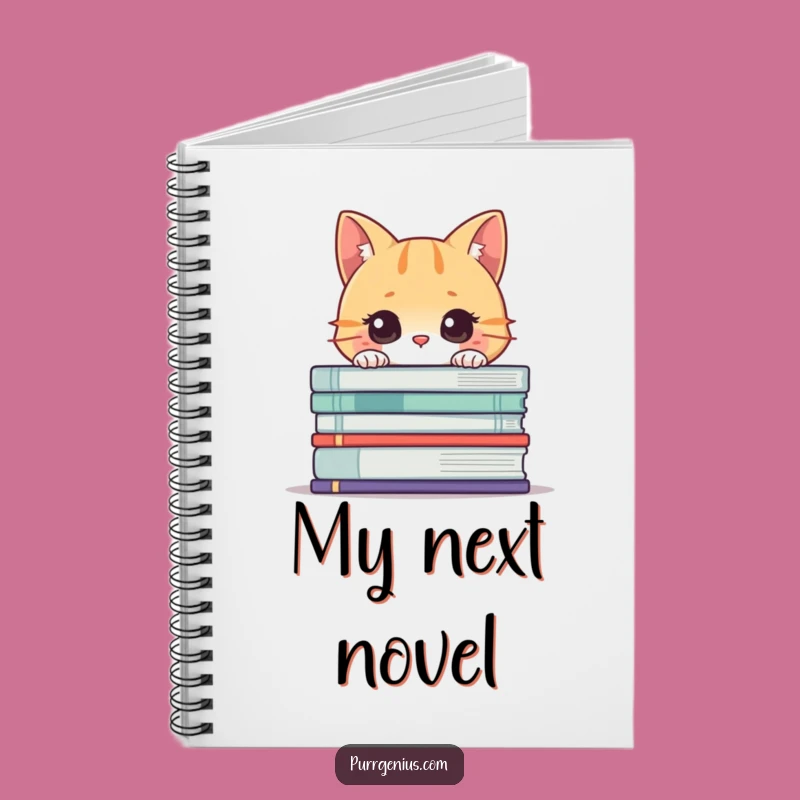 Funny Cat Book Notebook: Journal Your Thoughts with Literary Flair