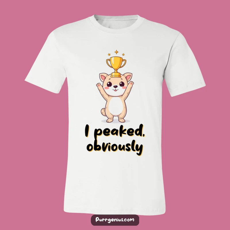 Funny Animal Trophy Winner T-Shirt: Wear Your Small Victories