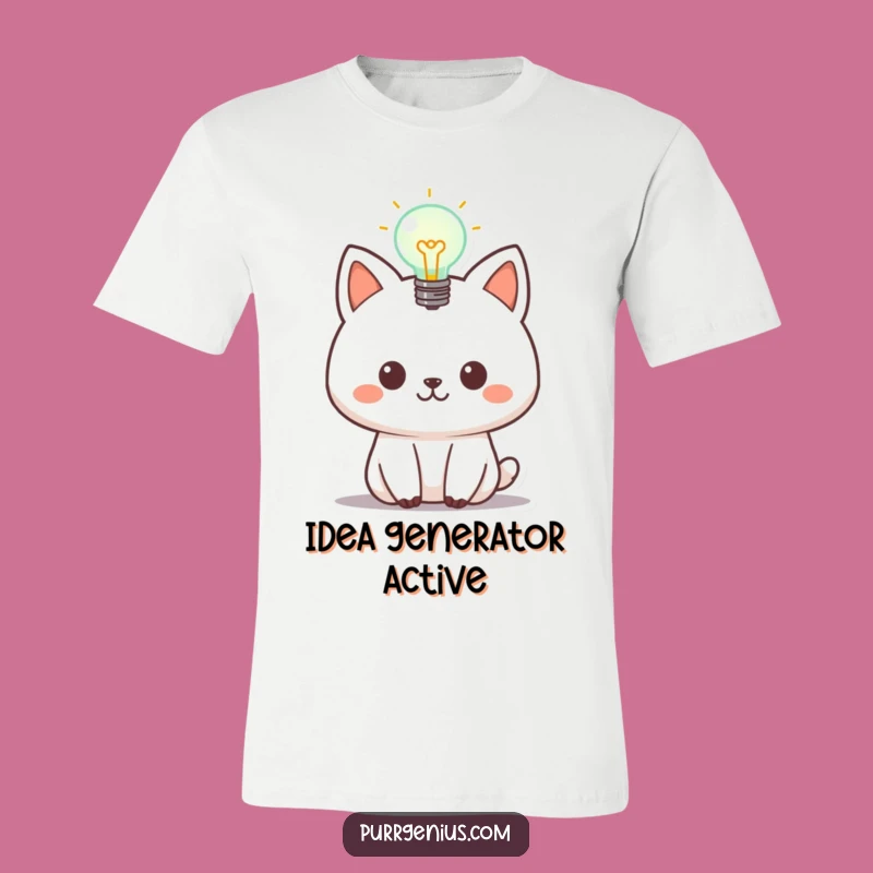 Funny Animal Lightbulb T-Shirt: Wear Your Eureka Moment
