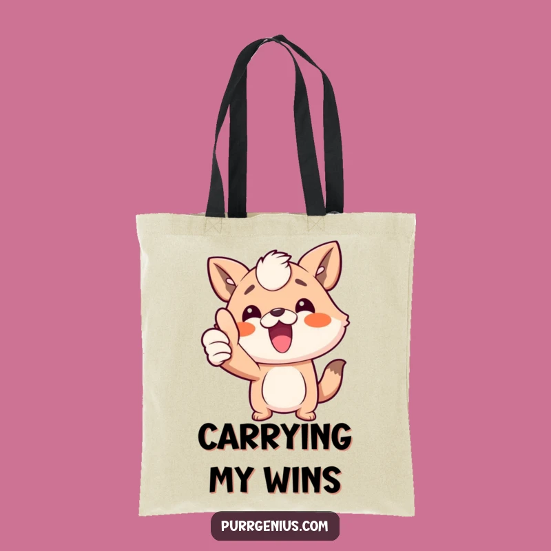 Funny Animal Thumbs Up Tote Bag: Carry Your Essentials with This Stylish & Funny Gift